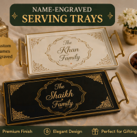 NAME ENGRAVED SERVING TRAYS