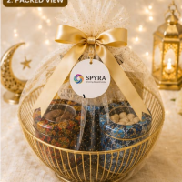 Eid Mubarak Luxury Dry Fruits & Chocolate Gift Hamper