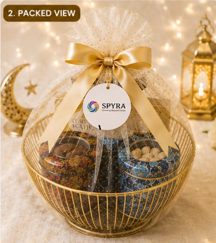 Eid Mubarak Luxury Dry Fruits & Chocolate Gift Hamper