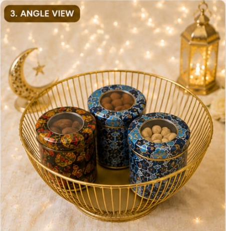 Eid Mubarak Luxury Dry Fruits & Chocolate Gift Hamper - Image 4