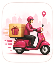 Fast and reliable delivery service for gifts, keepsakes, jewelry, décor, and personalized products.