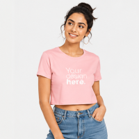 Pink Short Sleeve crop
